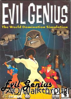 Box art for Evil Genius FAQ/Walkthrough