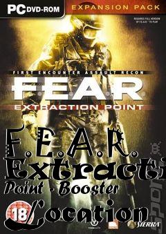 Box art for F.E.A.R. Extraction Point - Booster Location