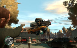 Grand Theft Auto IV Gravity Gun v.2 mod screenshot