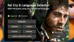 Far Cry 3 Language Selector mod screenshot