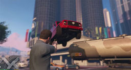 Grand Theft Auto 5 Gravity Gun v.1.5 mod screenshot