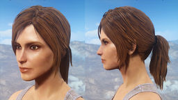 Fallout 4 Ponytail Hairstyles v.2.5a mod screenshot