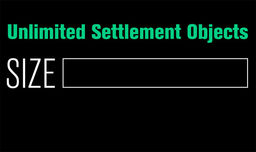 Fallout 4 Unlimited Settlement Objects v.2.0 mod screenshot